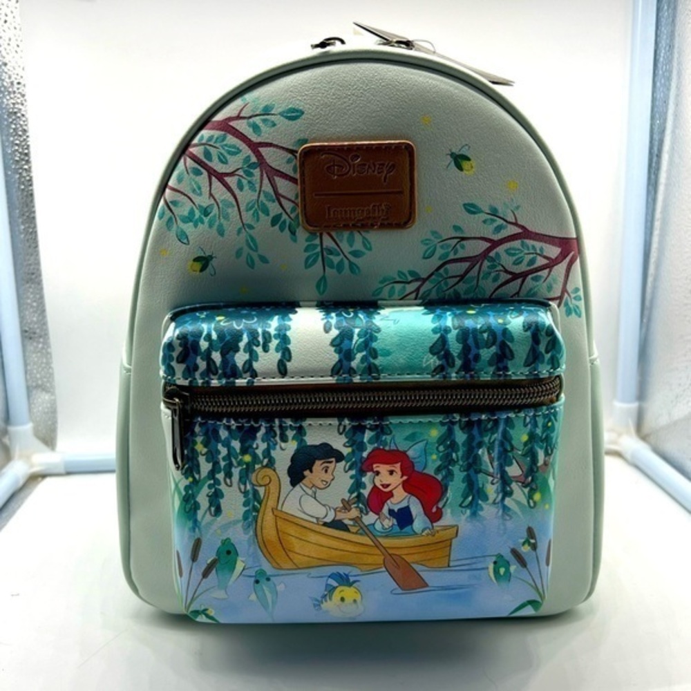 NEW Loungefly Disney The Little Mermaid Boat Date Mini Backpack ID 15966…